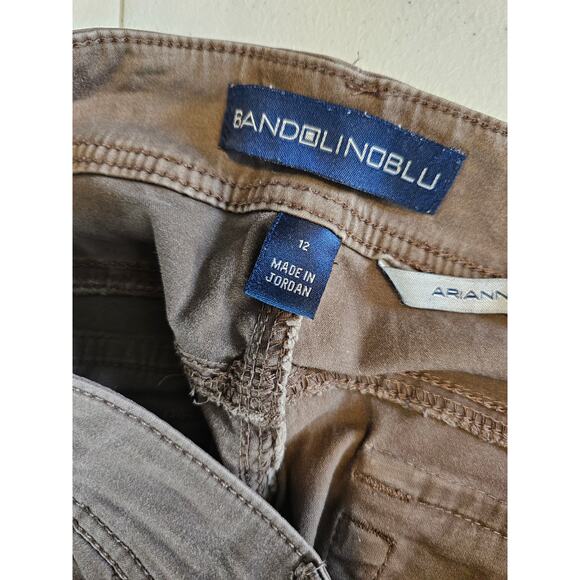 Bandolino Blu Womens Sz 12 Arianna Bootcut Pants Light Brown Vintage - Picture 4 of 5